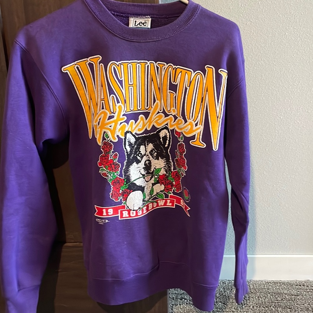 Vintage 1991 Washington Huskies Rosebowl sweatshirt